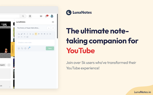 LunaNotes ai chrome extension logo