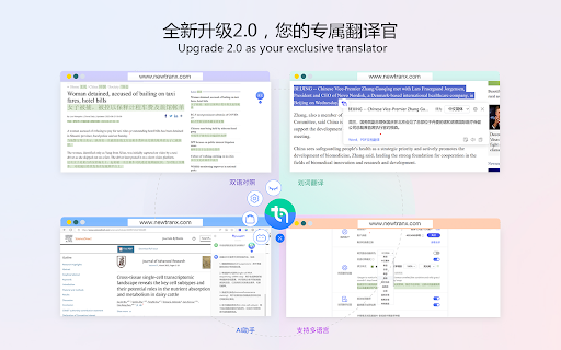 智译网页翻译插件 (NewTranx Browser Translator Plugin) ai chrome extension logo