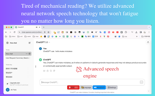 ChatGPT Voice Master ai chrome extension logo
