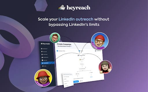 HeyReach ai chrome extension logo