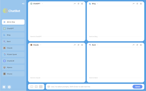 ChatBot AI Assistant ai chrome extension logo