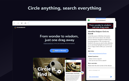 Circle to Search ai chrome extension