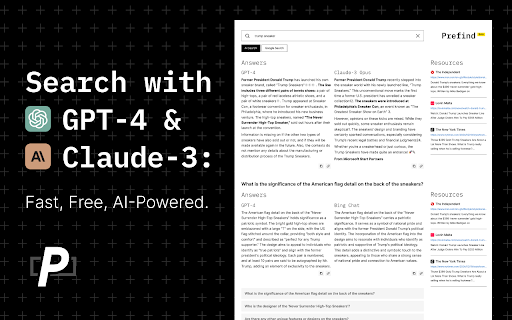 Prefind.ai ai chrome extension logo