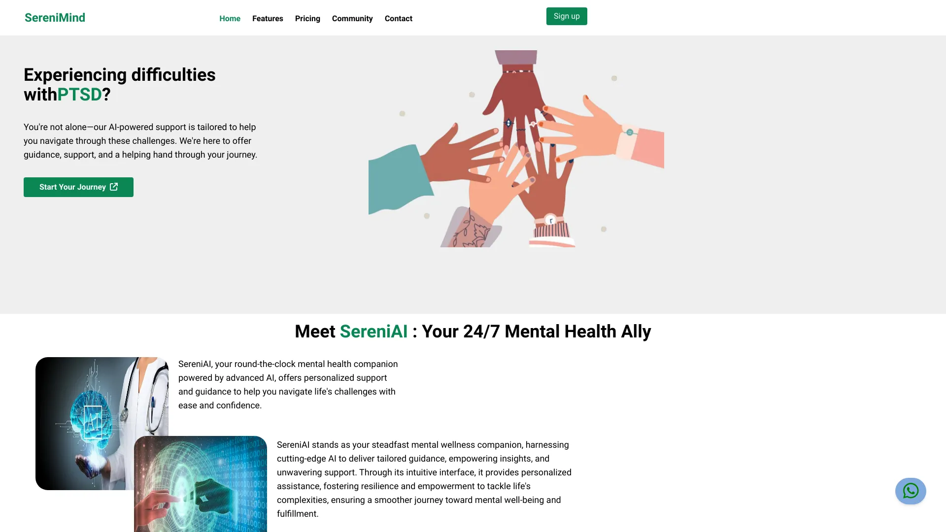 SereniMind logo