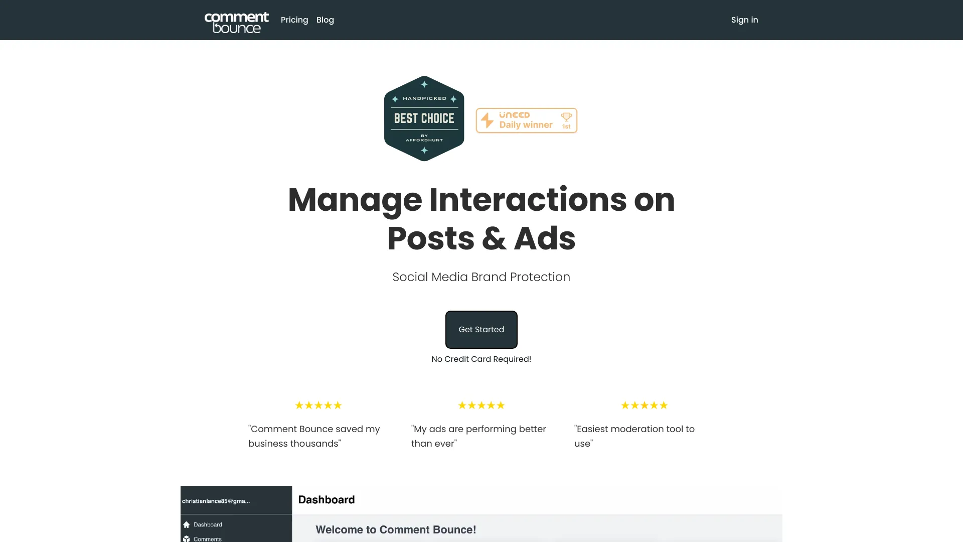 Comment Bounce logo