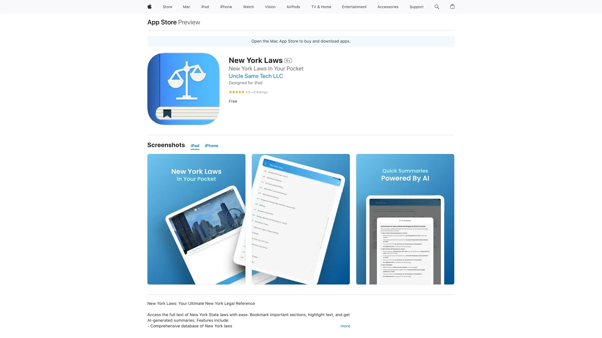 New York Laws App logo