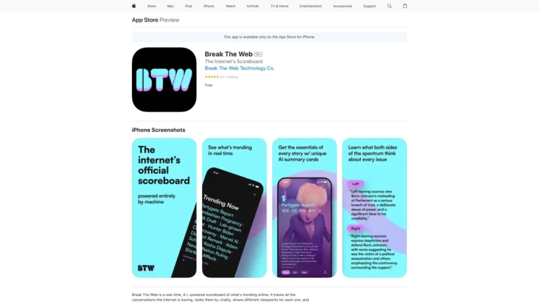 Popular Break The Web AI Tool Review