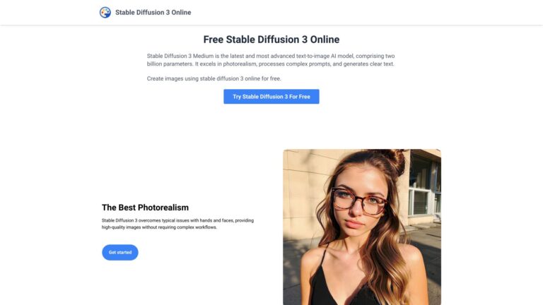 Popular Stable Diffusion 3 Medium Demo Online AI Tool Review