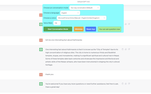 ChatGPT Voice Extension ai chrome extension logo