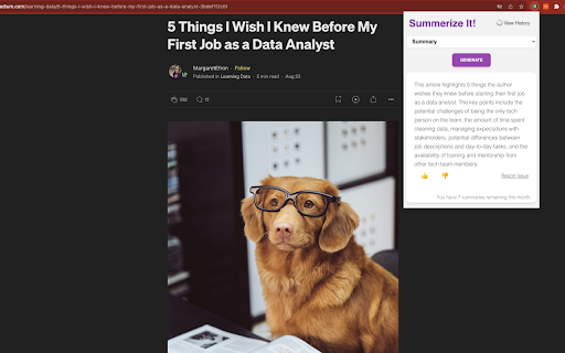 Summerize.ai ai chrome extension logo