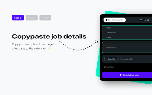 AI Cover Letter Generator ai chrome extension logo