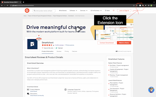 ExtractG2 ai chrome extension