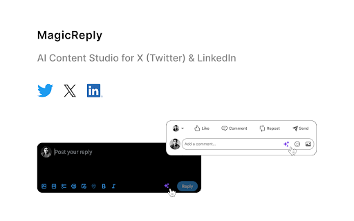 MagicReply ai chrome extension logo