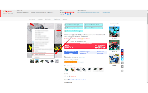 PicTranslate ai chrome extension