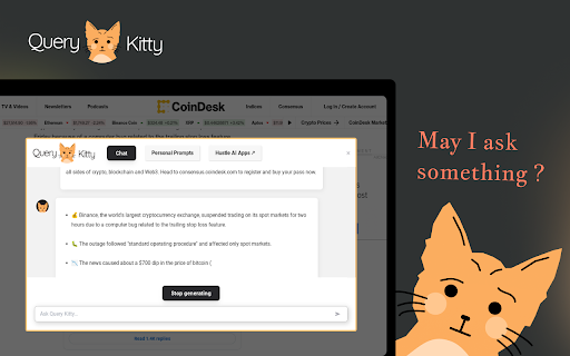 Query Kitty ai chrome extension logo