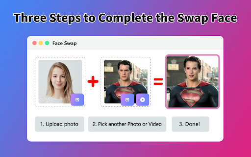 Face Swapper ai chrome extension logo