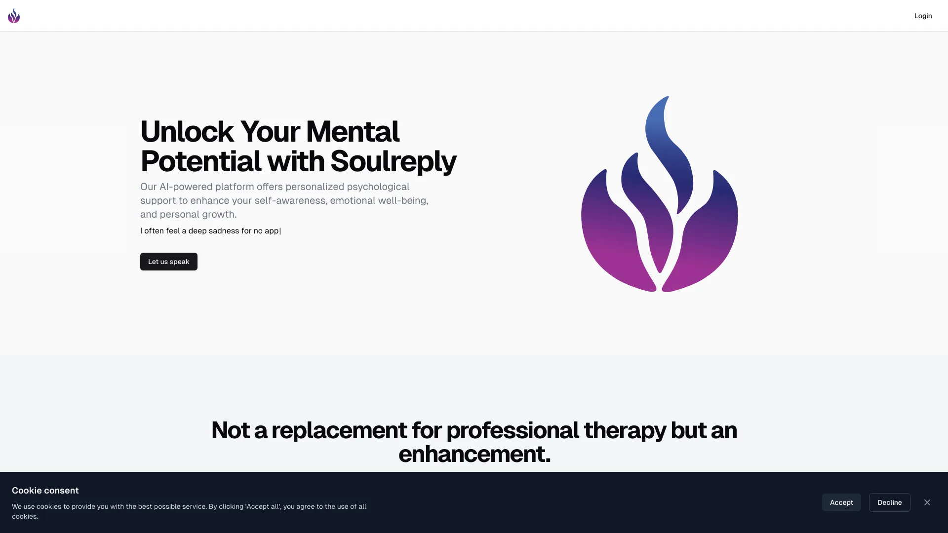 Soulreply logo