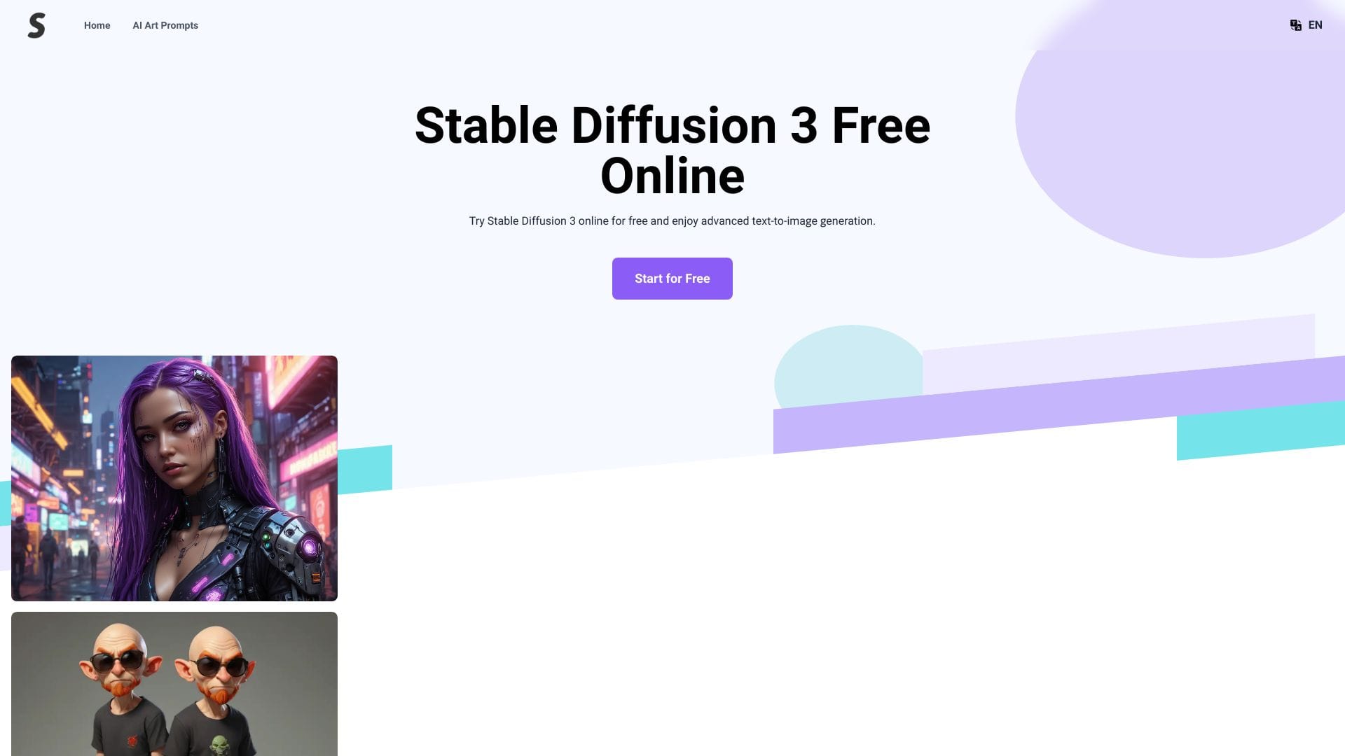 Stable+Diffusion+3+AI+Image+Generator+Free+Online logo