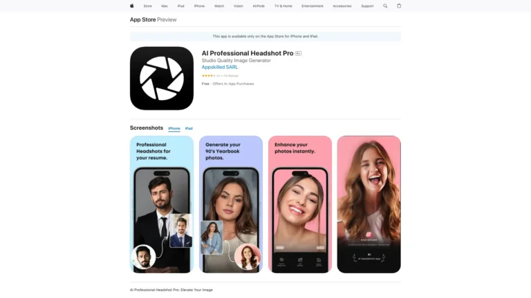 Trending AI Professional Headshot Pro AI Tool Review