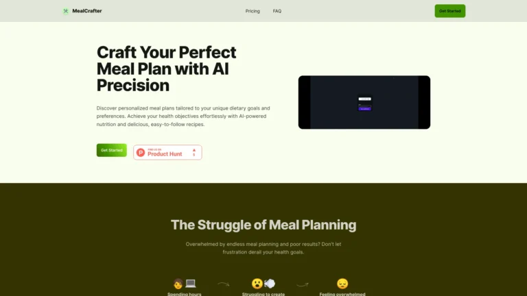 Smart Meal Crafter AI Tool Review