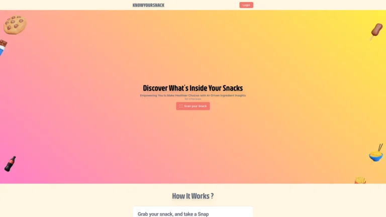 Trending Knowyoursnack AI Tool Review