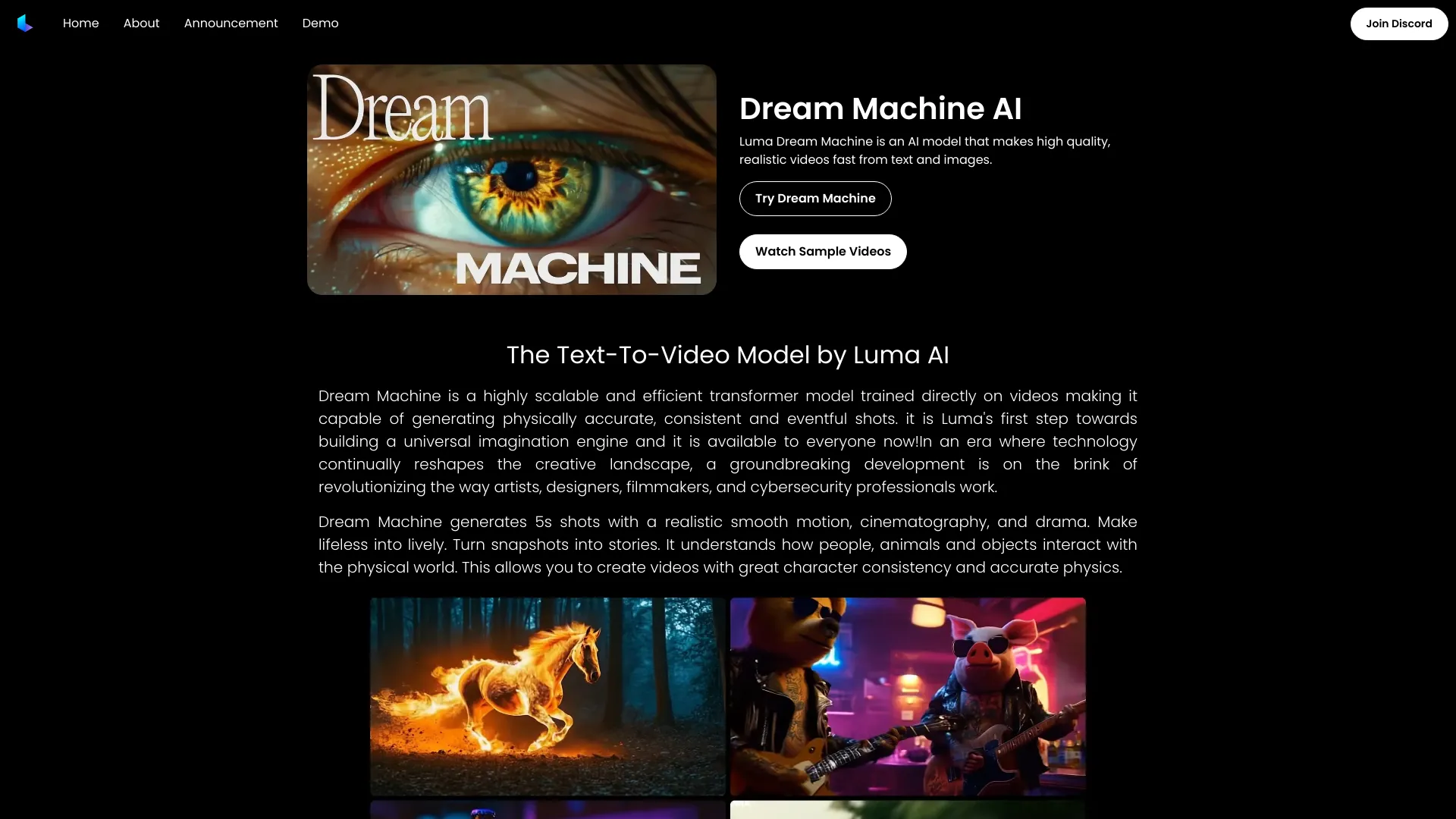 Luma Dream Machine logo