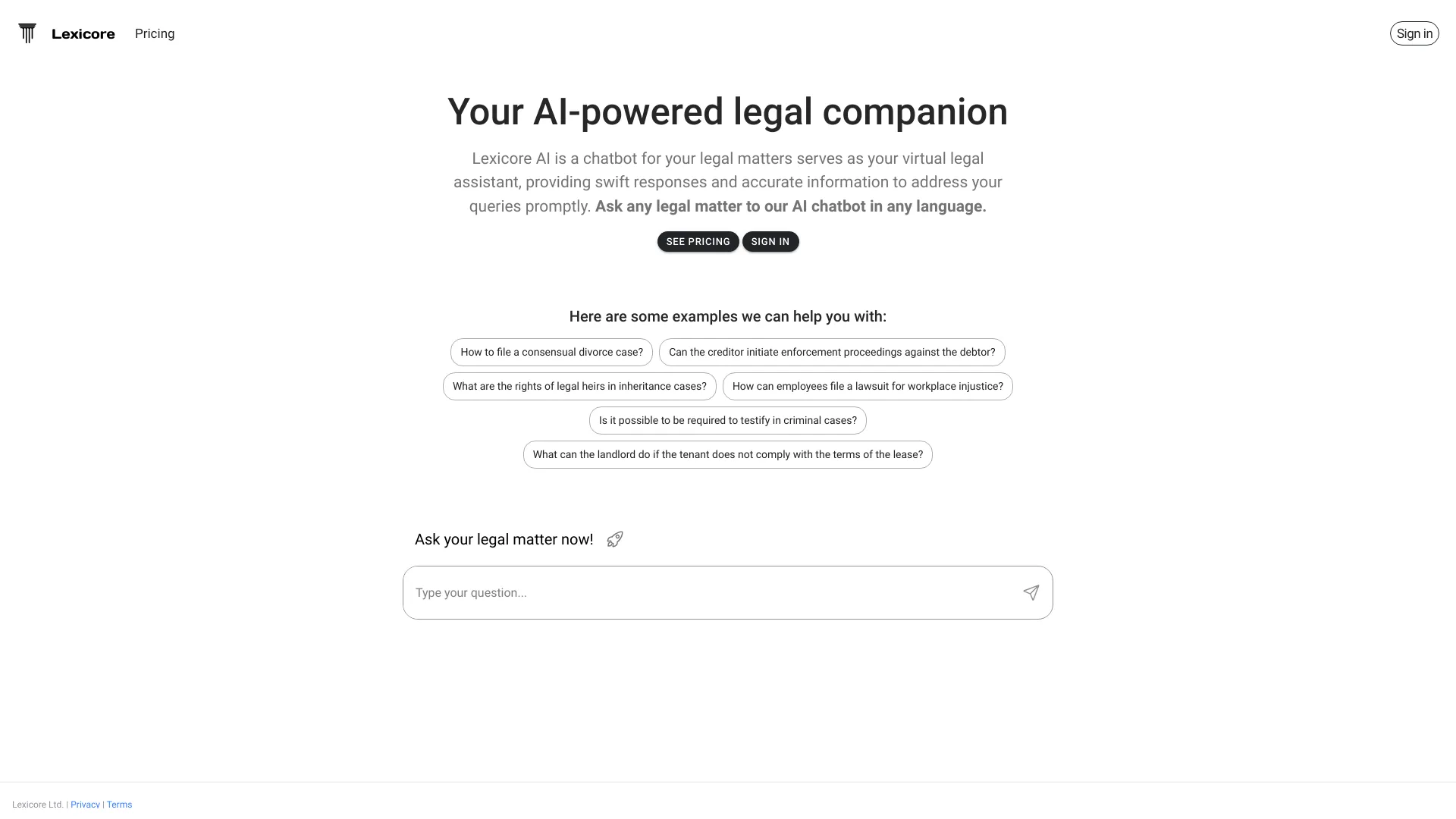 Lexicore AI logo
