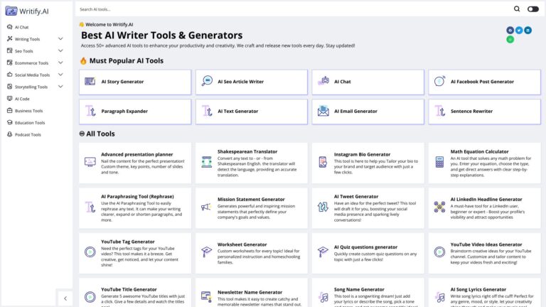 Popular Writify.ai AI Tool Review