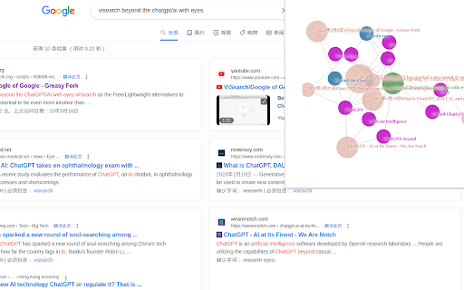 ViSearch ai chrome extension logo