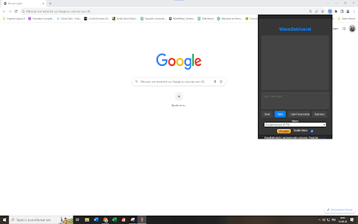 WaveBotAssist ai chrome extension logo