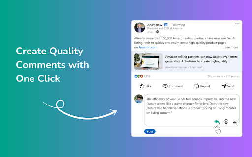 Boost LinkedIn Engagement ai chrome extension