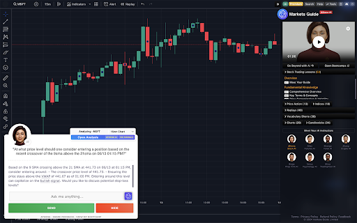 MarketsGuide Trading Assistant ai chrome extension logo