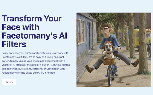 Facetomany AI ai chrome extension