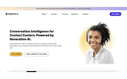 Observe.AI Screen Recorder Browser Extension ai chrome extension logo