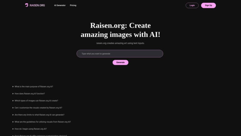 Powerful Raisen.org AI Tool Review