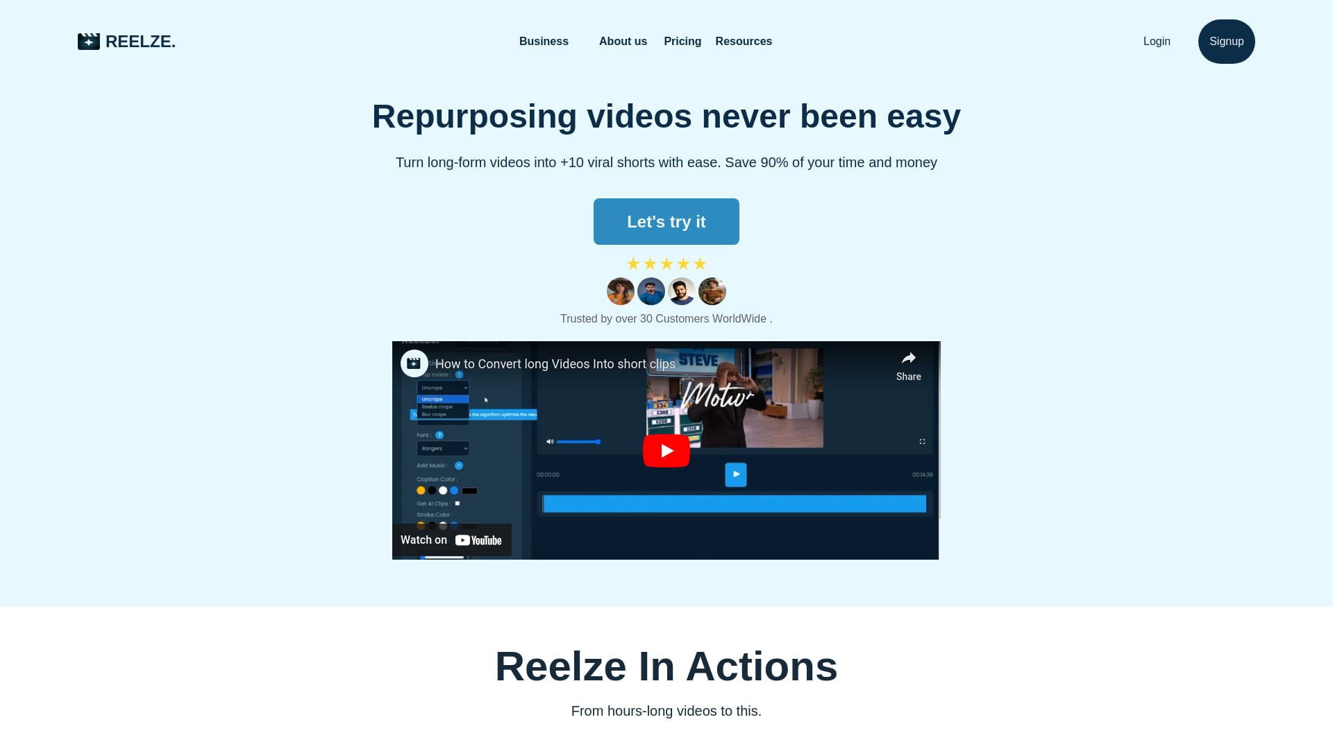 Reelze logo