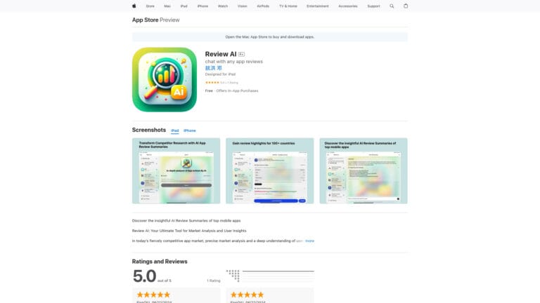 Popular Review AI AI Tool Review