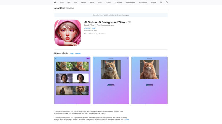 Powerful AI Cartoon & Background Wizard AI Tool Review