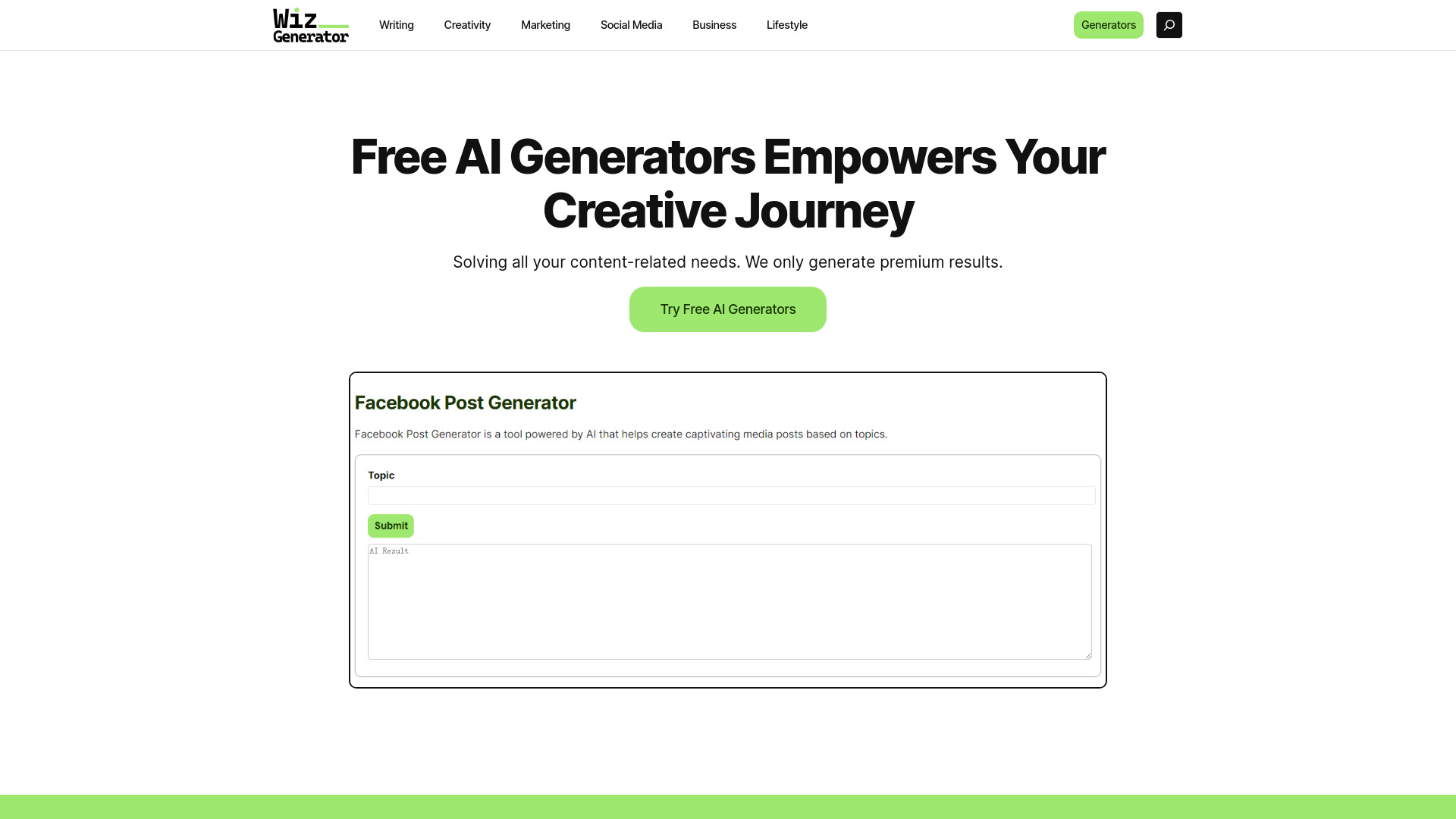 WizGenerator logo
