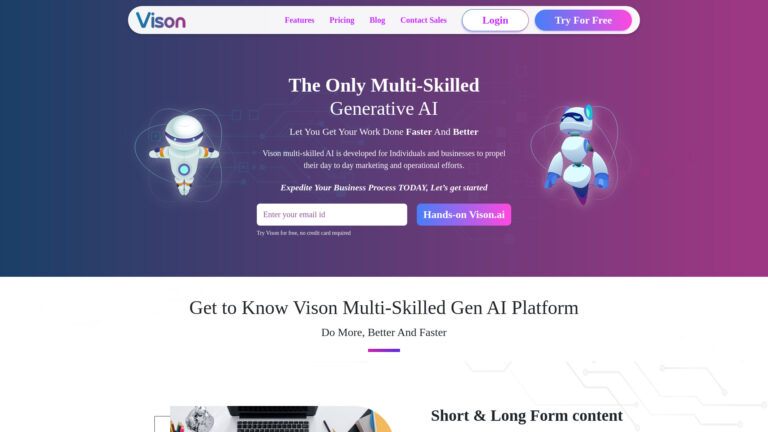 New Vison.ai AI Tool Review