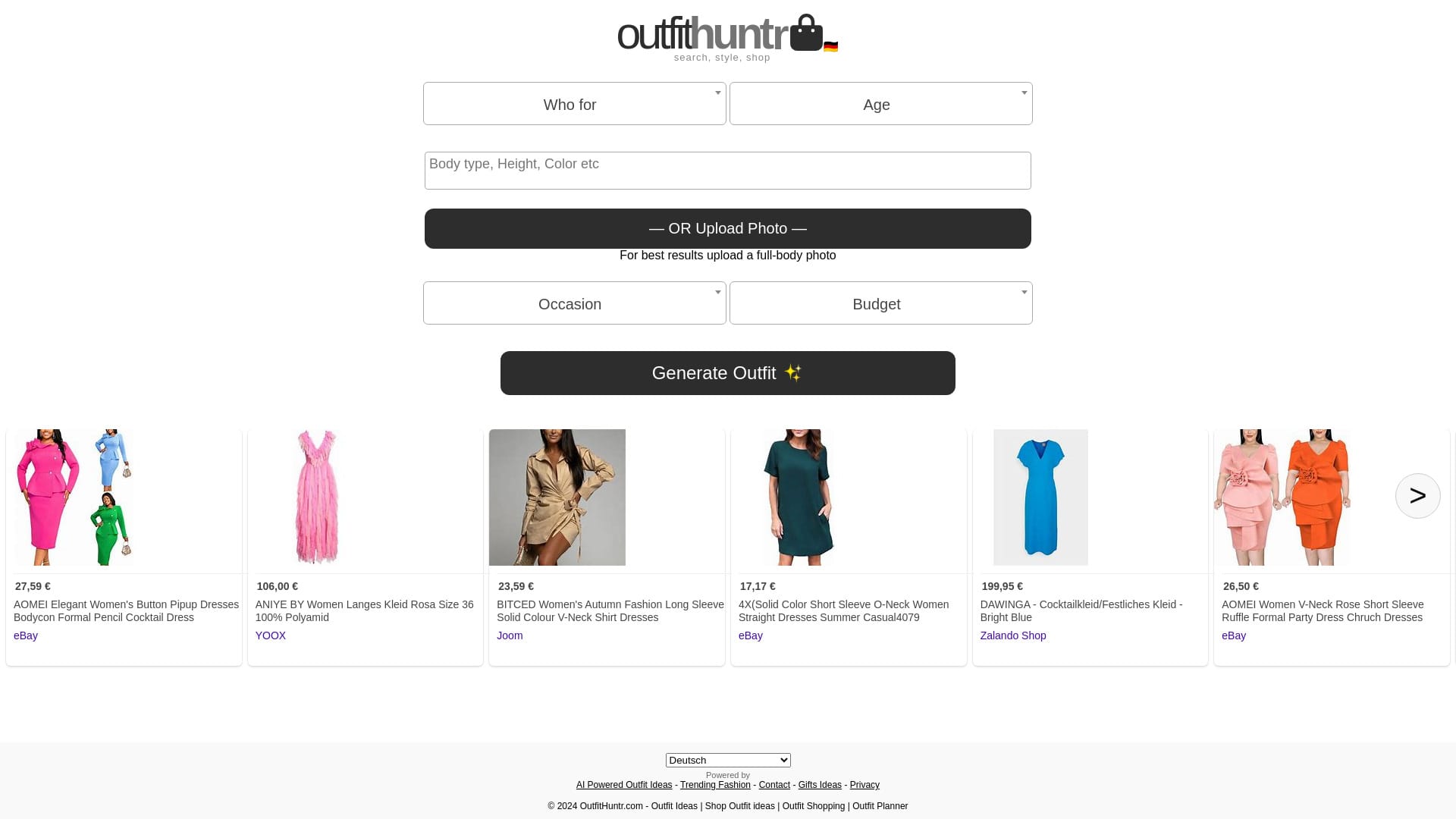 OutfitHuntr logo