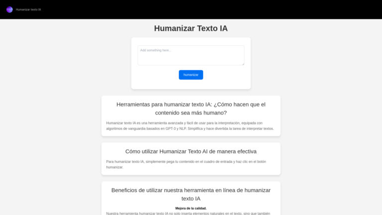 Powerful Humanizar Texto Ia AI Tool Review