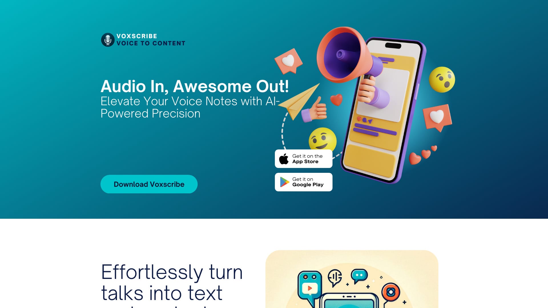 Voxscribe logo
