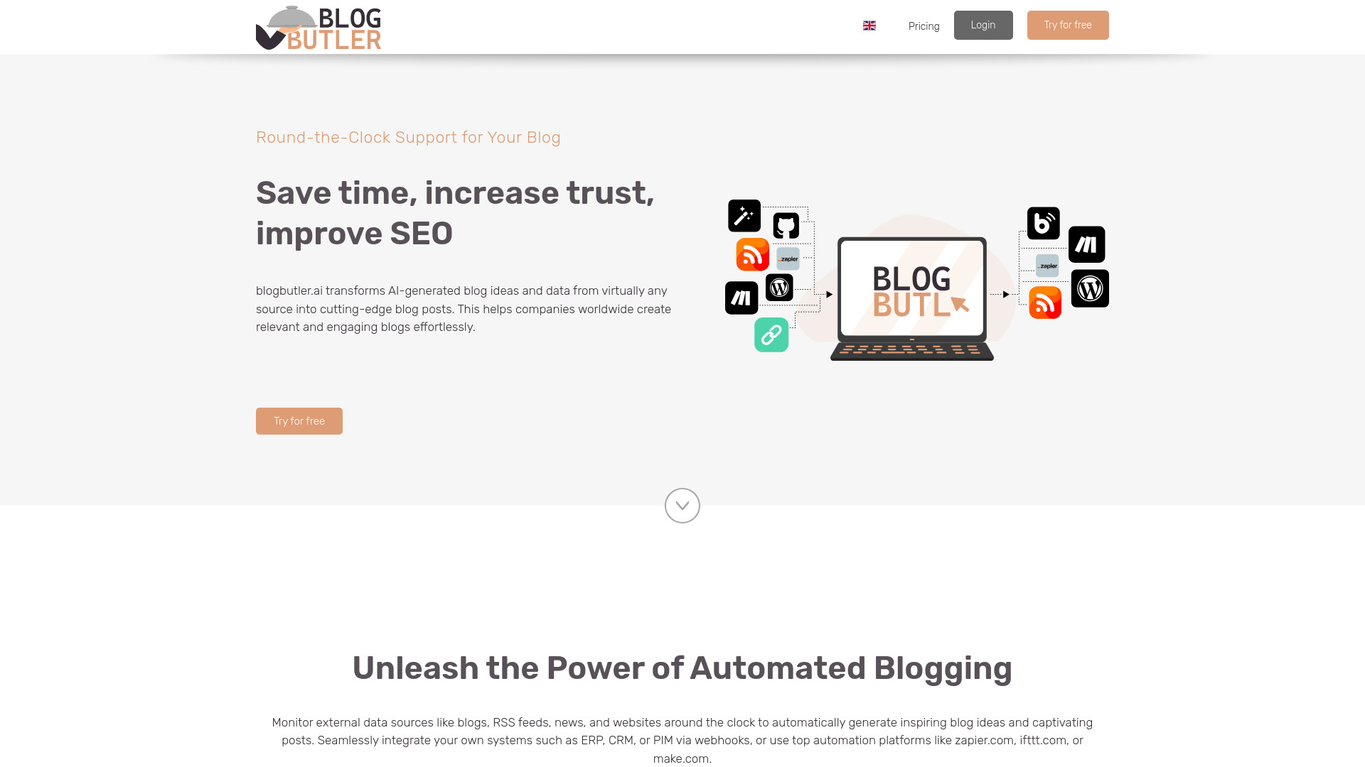 Blogbutler.ai logo