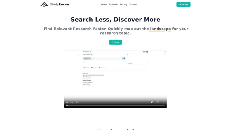 Trending Studyrecon AI Tool Review