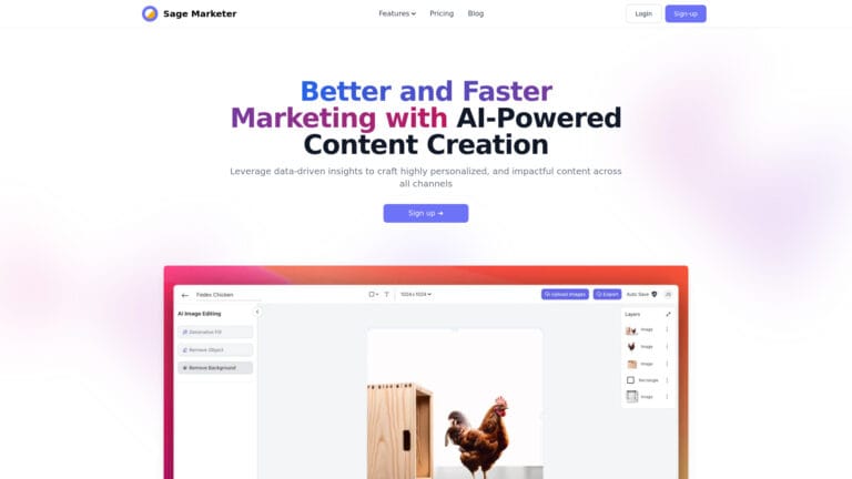 Advanced Sage Marketer AI Tool Review