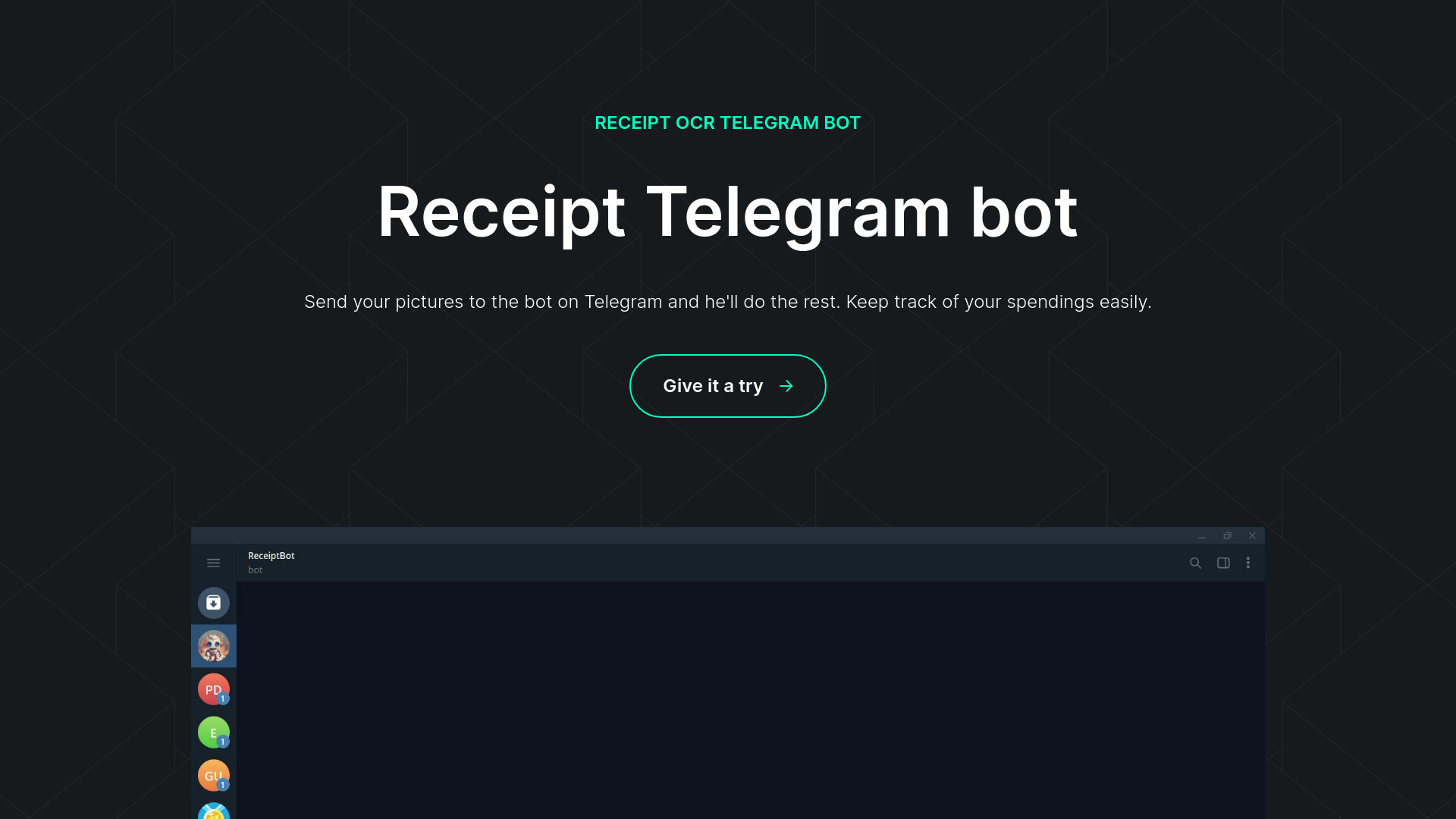 Receipt Telegram Bot logo