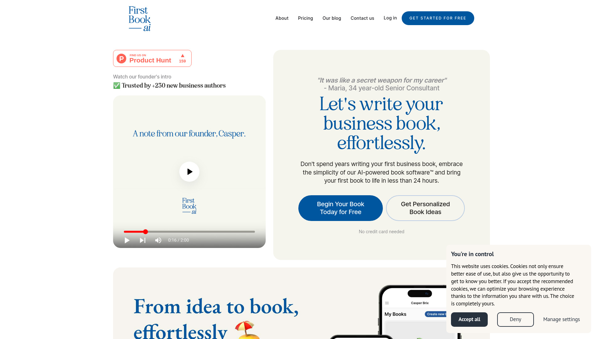 First Book ai logo