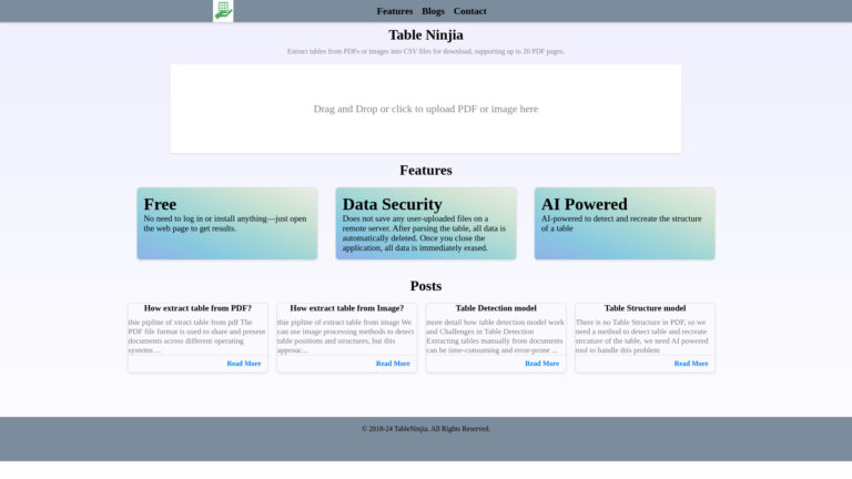 Powerful Table Ninjia AI Tool Review