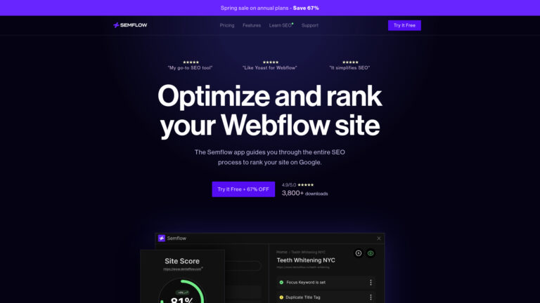 Smart Semflow AI Tool Review